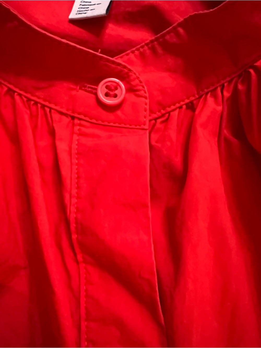 COS Bright Red Midi Dress with Tie Waist - Picture 9 of 11